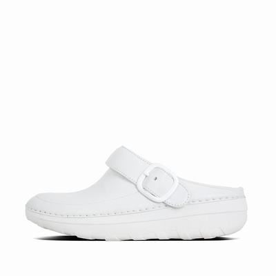 Fitflop Women's GOGH Pro Superlight Leather Slippers - White, SM3649250